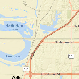 Goodman Tennessee Street Map