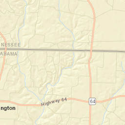 Grassy Alabama Street Map