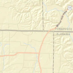 Appleton Tennessee Street Map