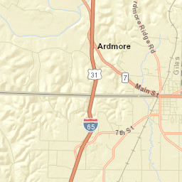 Holland Gin Alabama Street Map