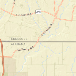 Rozells Mill Tennessee Street Map