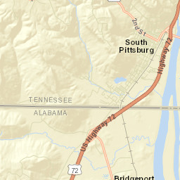 South Pittsburg Tennessee Street Map