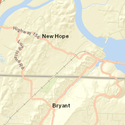 Long Island Alabama Street Map