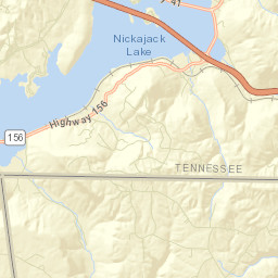 Vulcan Tennessee Street Map