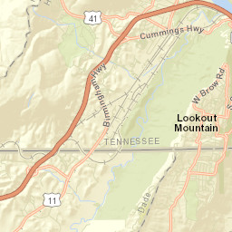 3711 Cummings Highway, Chattanooga, TN Street Map