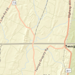 Union Tennessee Street Map