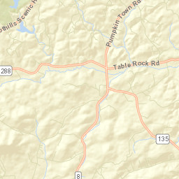 5000-5098 Cherokee Foothills Scenic Highway Street Map