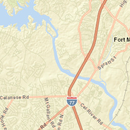 Tega Cay Street Map