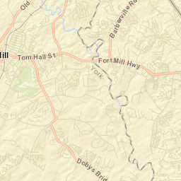Fort Mill Street Map