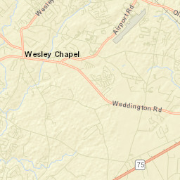 Wesley Chapel Street Map