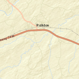 Polkton Street Map