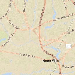 Hope Mills Street Map