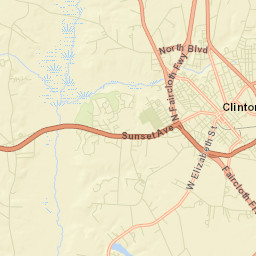 Sampson County Street Map