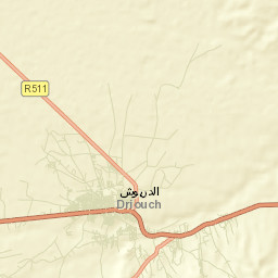Driouch Province Street Map