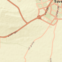 Saveh Street Map
