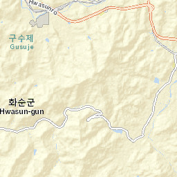 Hwasun-gun Street Map