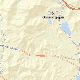Goseong-gun Street Map