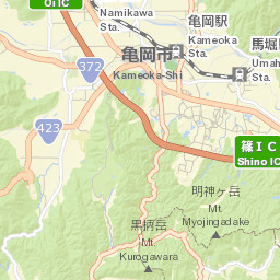 Kameoka-shi Street Map