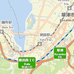 Kusatsu-shi Street Map