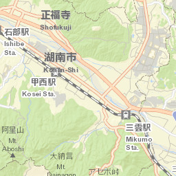 Konan-shi Street Map