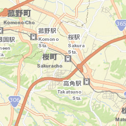 Komono Street Map