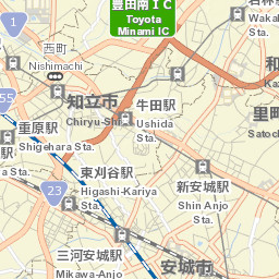 Chiryū-shi Street Map