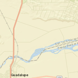 Guadalupe California Street Map