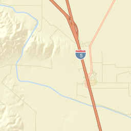 Wheeler Ridge California Street Map