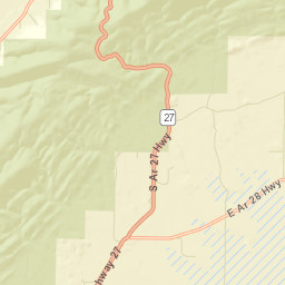 Yell County Street Map