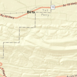 Nimrod Arkansas Street Map
