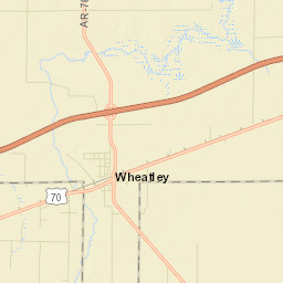 Wheatley Arkansas Street Map