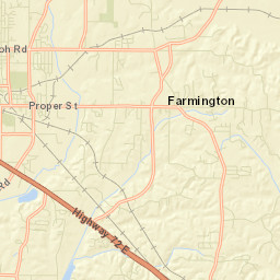 Farmington Street Map