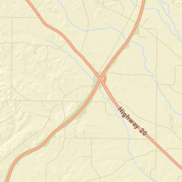 Threet Alabama Street Map