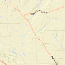 Central Heights Alabama Street Map