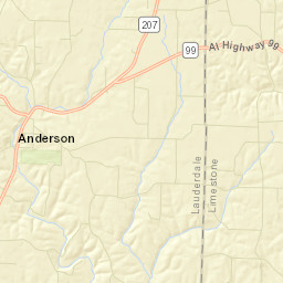 Ridgway Mill Alabama Street Map