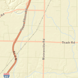 Thach Alabama Street Map