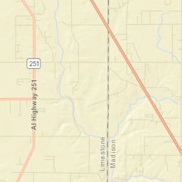 Maple Hill Alabama Street Map