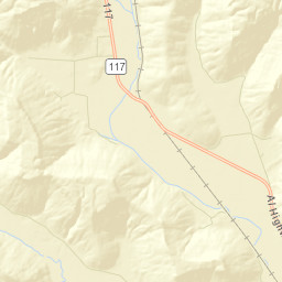 Eureka Alabama Street Map