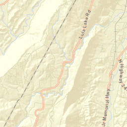 Chattanooga Valley Street Map