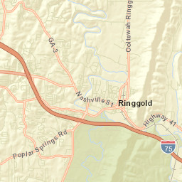 Catoosa County Street Map