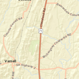 Varnell Street Map
