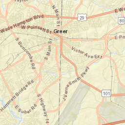 Greer Street Map