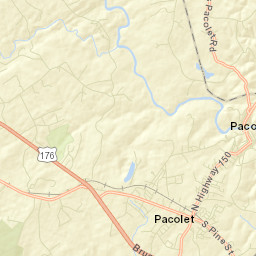 Pacolet Street Map