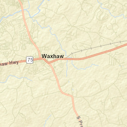 Waxhaw Street Map
