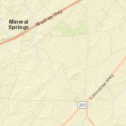 Mineral Springs Street Map