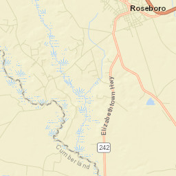 Roseboro Street Map