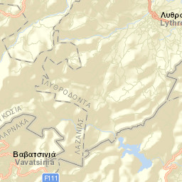 Lythrodóntas Street Map