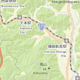 Tatsuno-shi Street Map