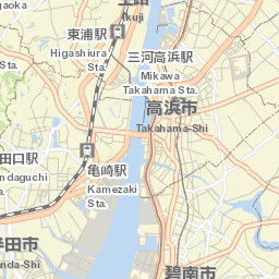 Takahama-shi Street Map