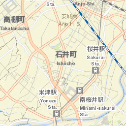 Anjō-shi Street Map